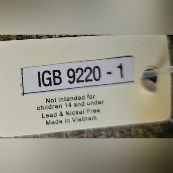 Brown Faux Leather Gold Tone Bless Your Heart Adj. Bracelet Cross Rhinestone - Picture 3 of 3